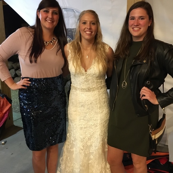 Worn once - Ava and Viv blue sparkly skirt size X - Picture 7 of 7